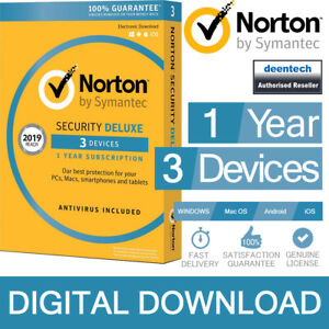 Norton Security Renewal 3 License